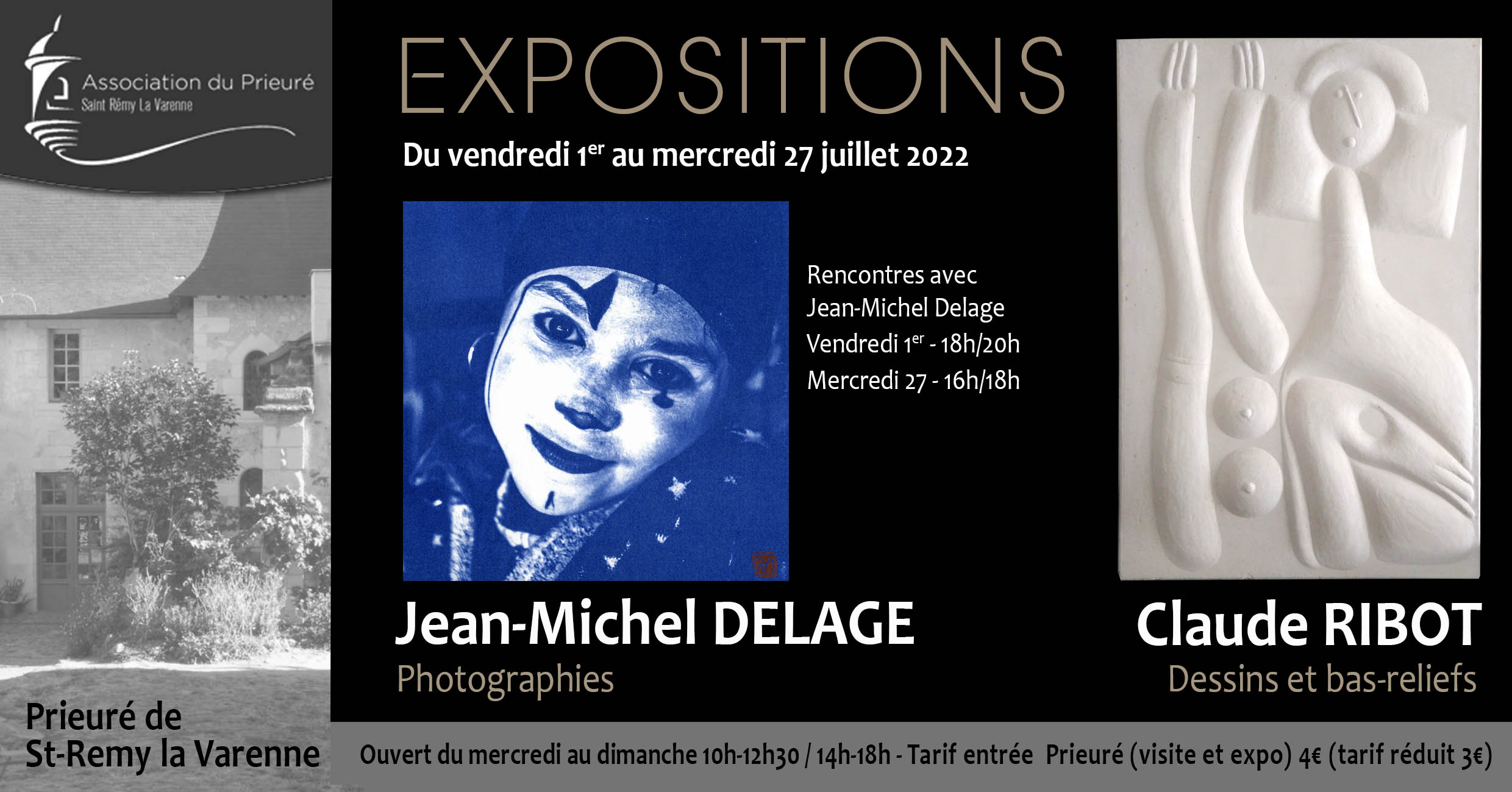 Exposition Jean-Michel Delage et Claude Ribot